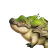 Crocobask Aniimo icon, Grass/Water Gamma