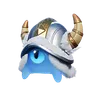 Snowfield Helmut Aniimo icon, Dark/Ice Lumin