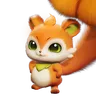 Squarrel Aniimo icon, Fire Lumin