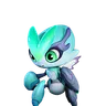 Forest Wisptis Aniimo icon, Dark/Grass Lumin